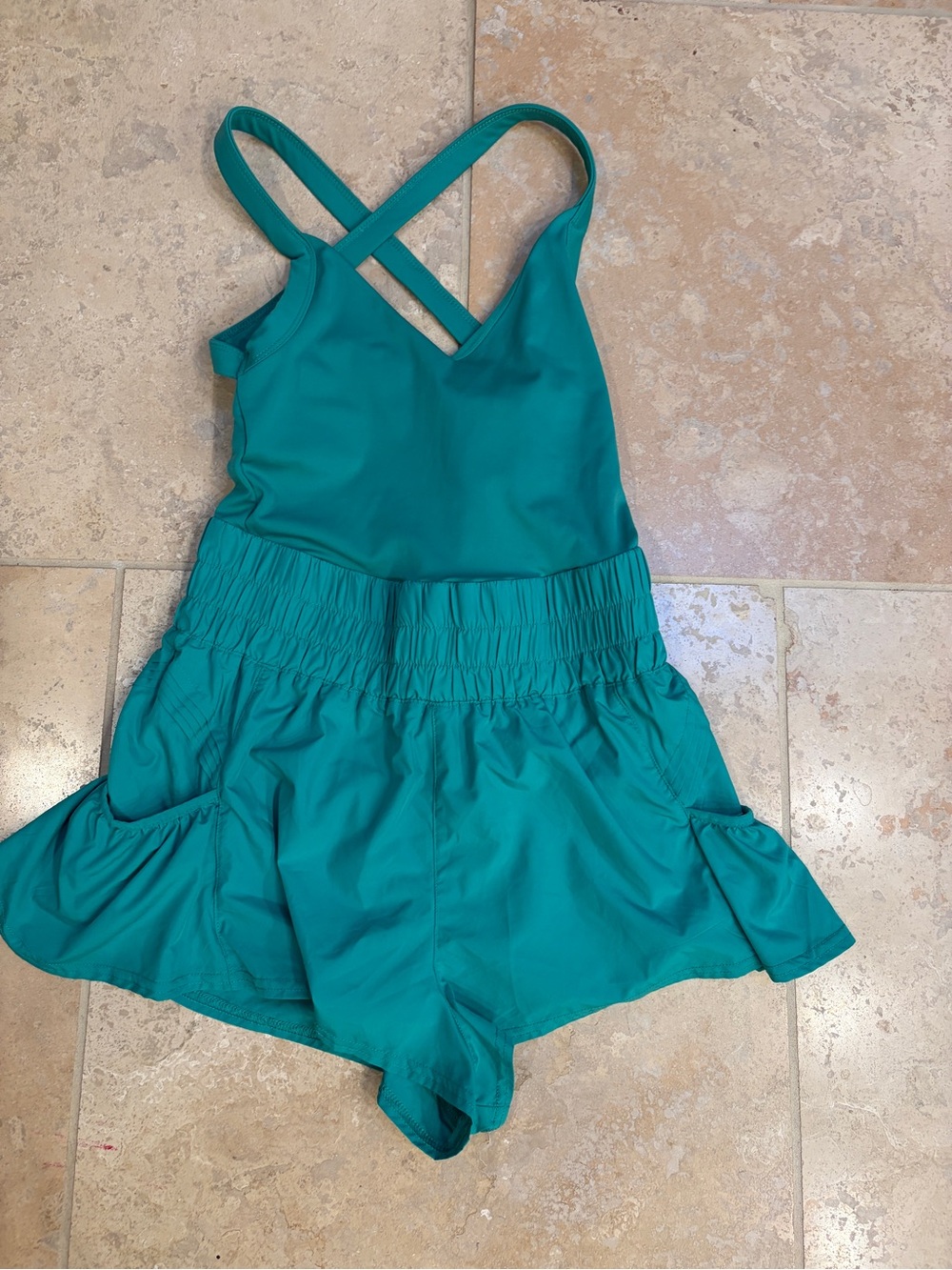 Free People Movement Get Your Flirt On Shortsie Romper